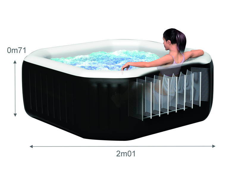 spa intex dimension