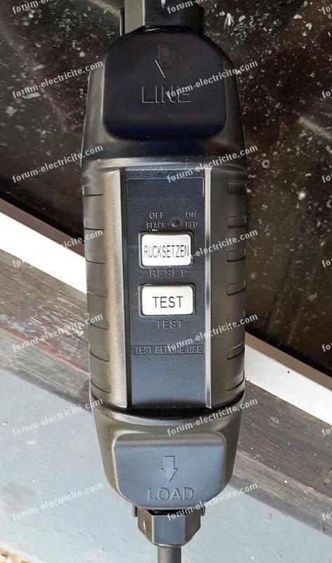spa intex disjoncteur