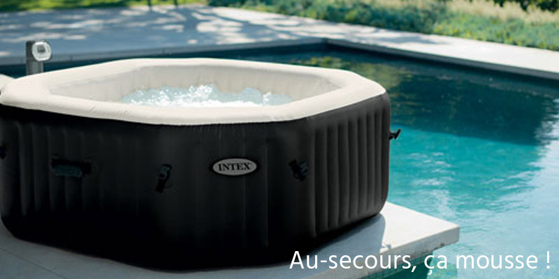 spa intex eau qui mousse