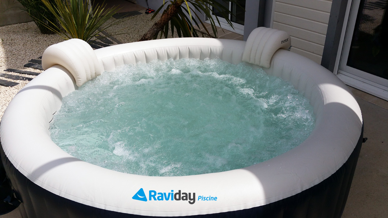 spa intex eau trouble