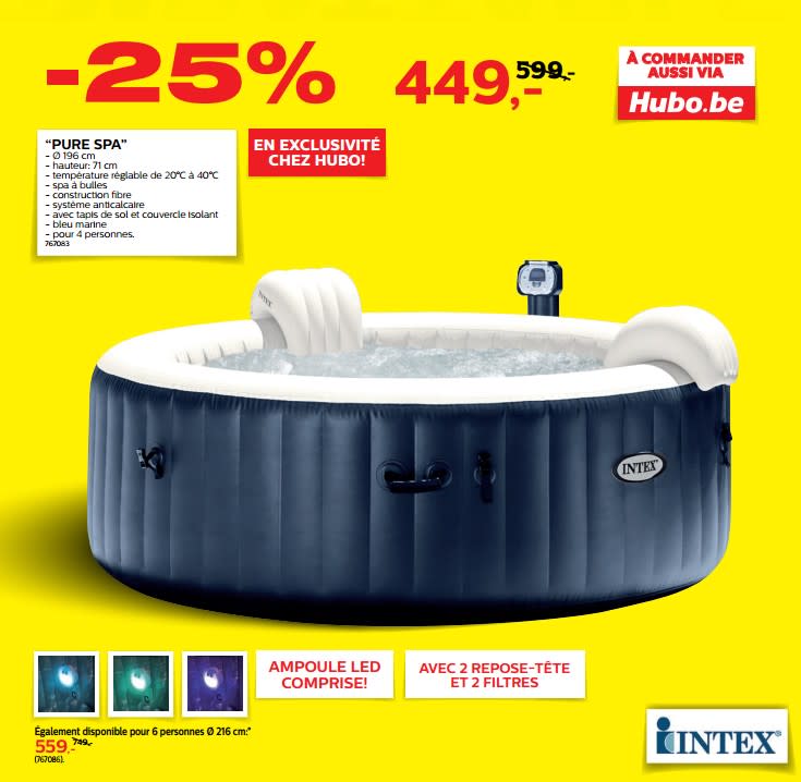 spa intex hubo