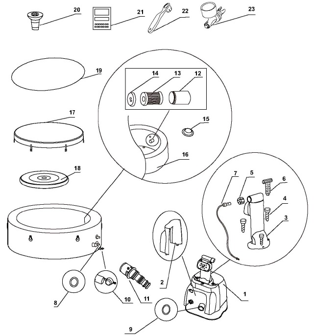 spa intex joint