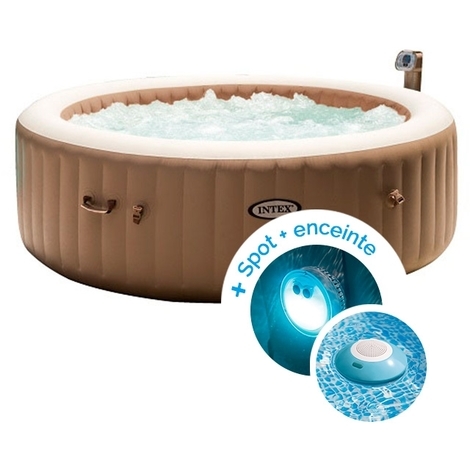 spa intex lumineux