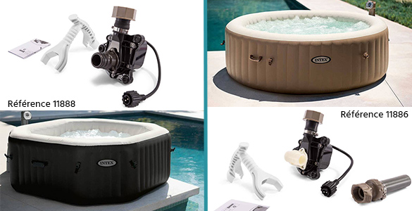 spa intex pompe