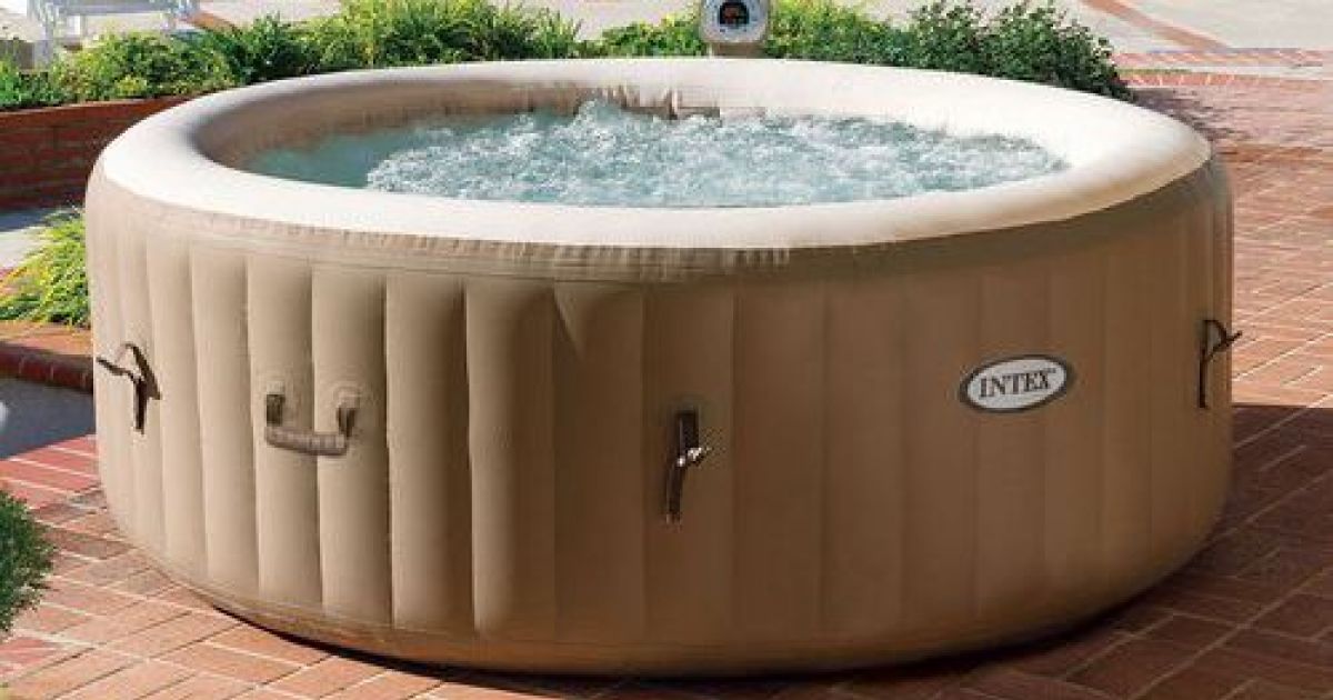 spa intex tache jaune
