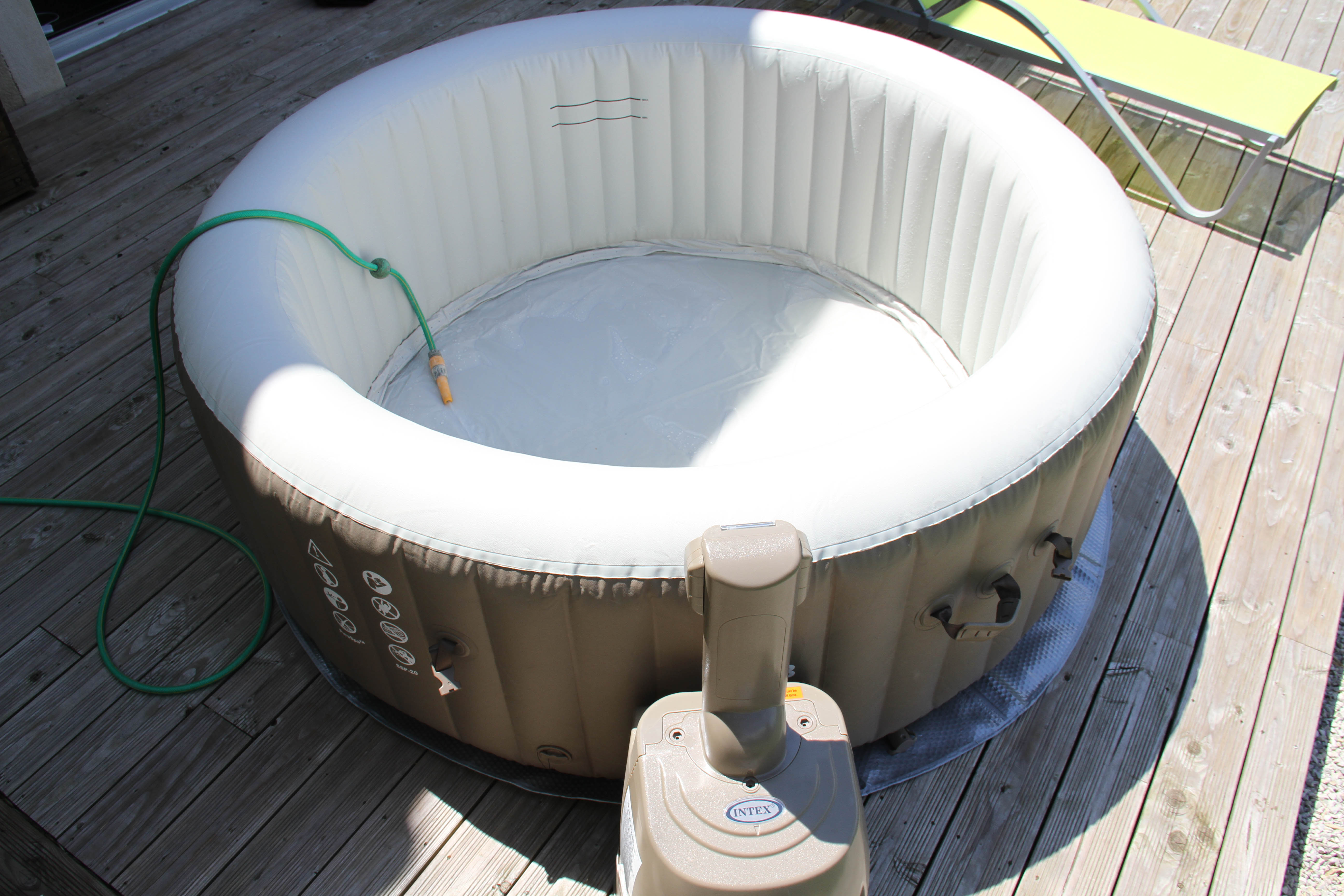 spa intex temps de chauffe
