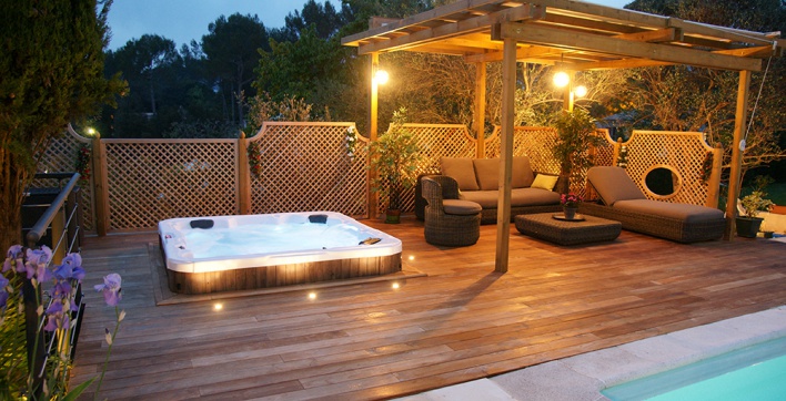 spa intex terrasse bois