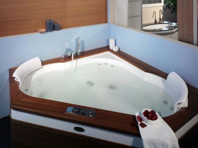 spa jacuzzi d'angle