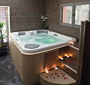 spa jacuzzi d'interieur