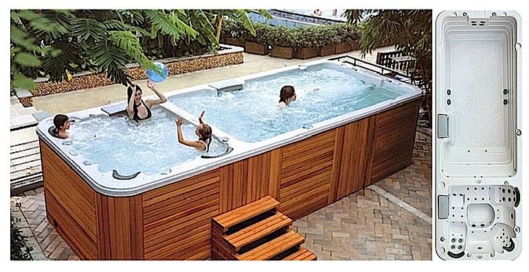 spa jacuzzi de nage