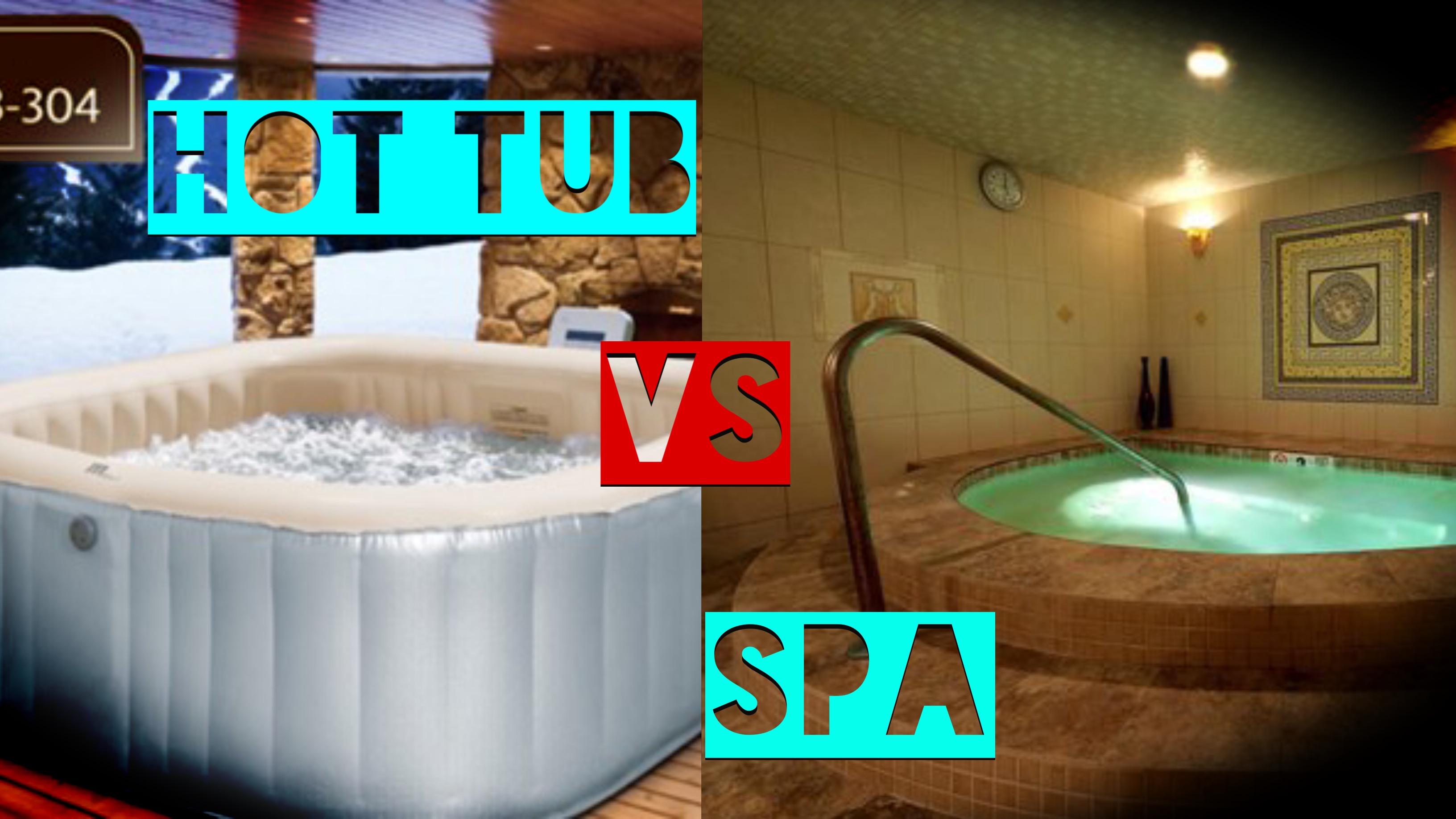 spa jacuzzi difference