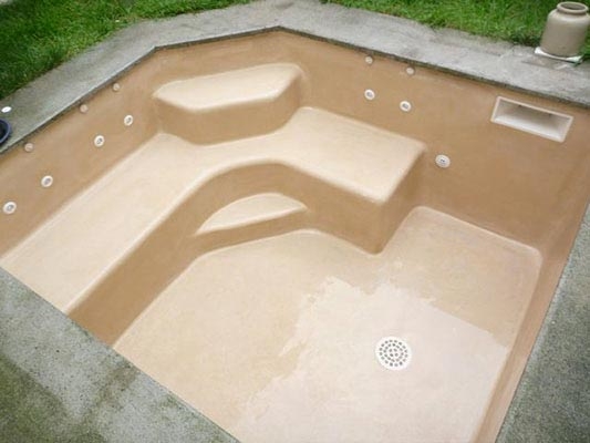 spa jacuzzi en dur