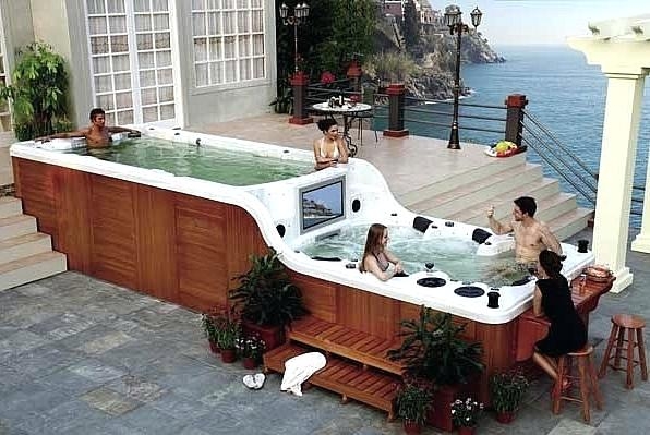 spa jacuzzi fait maison