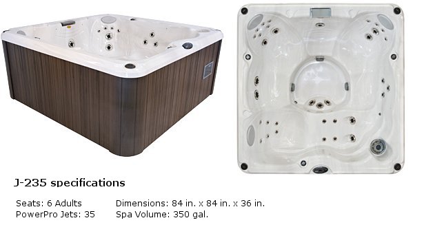 spa jacuzzi j-235