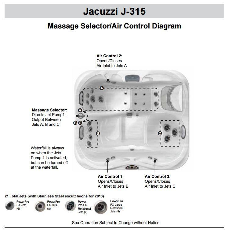 spa jacuzzi j 315