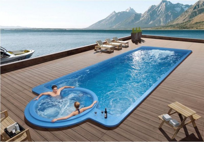 spa jacuzzi ou piscine